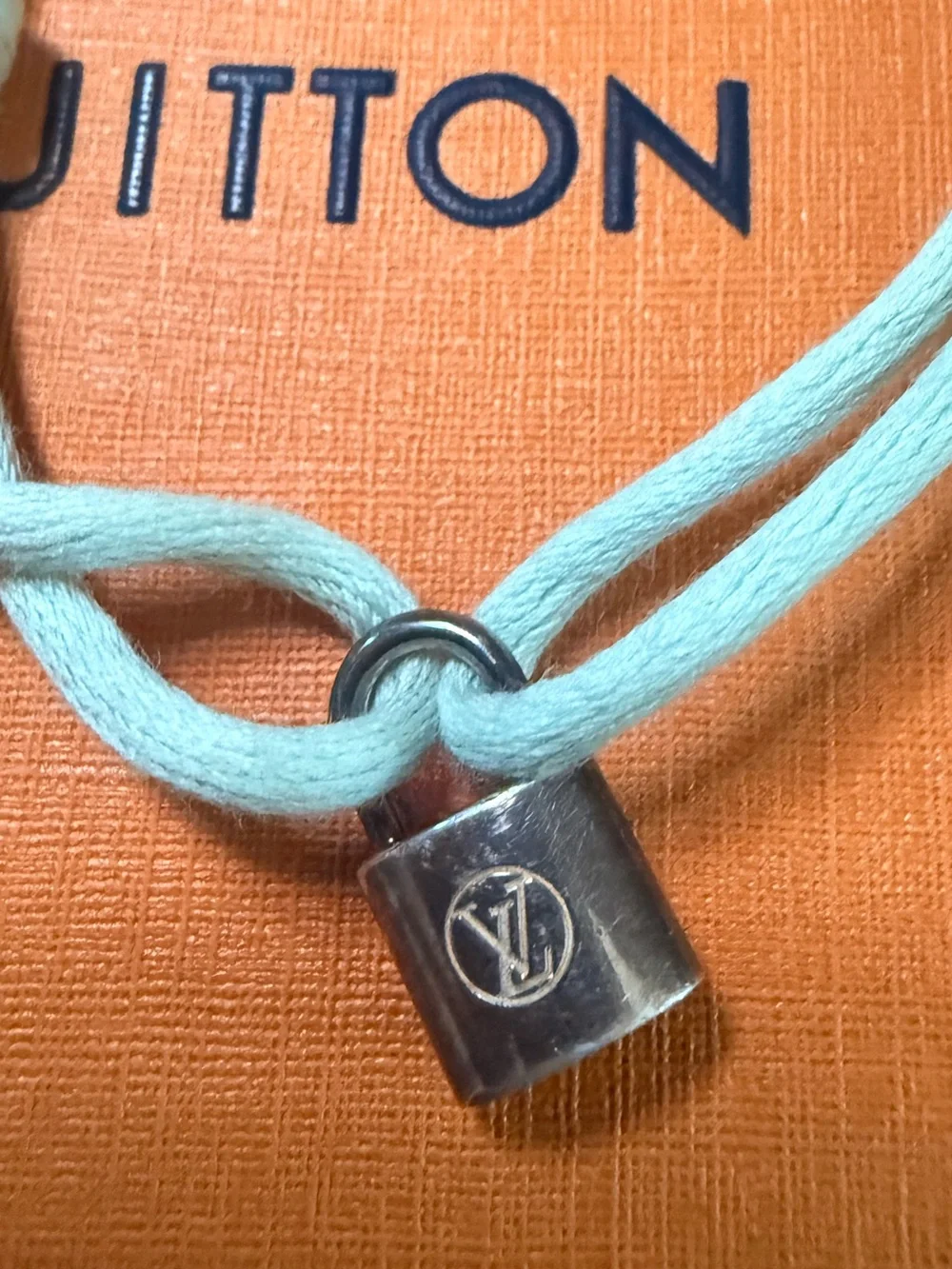 Louis Vuitton 925 Silver Lockit Bracelet with Coa